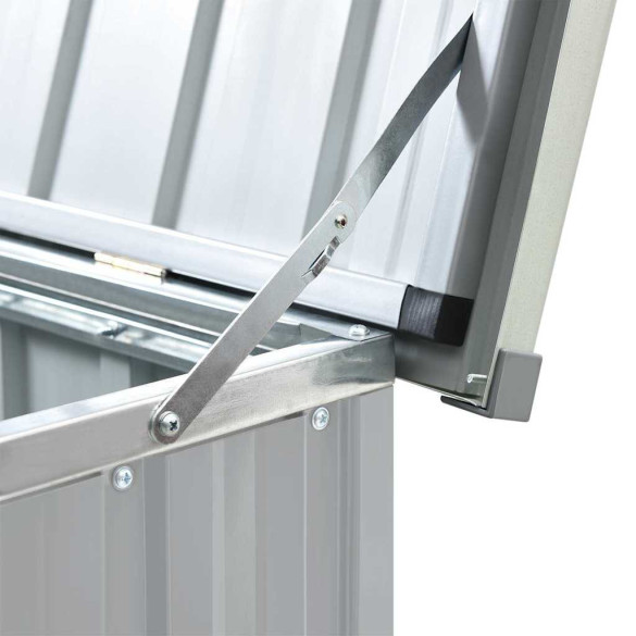 Ladă Depozitare Grădină Gri - Cutie Spațioasă Exterior