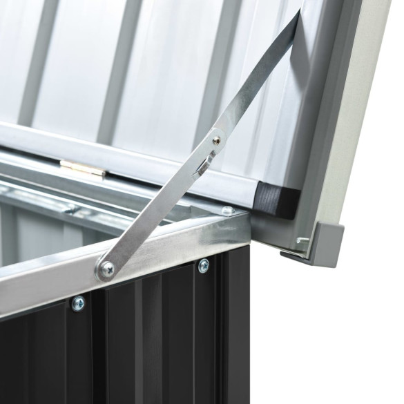 Ladă Depozitare Grădină Antracit - 171x99x93 cm | Livrare Gratuită