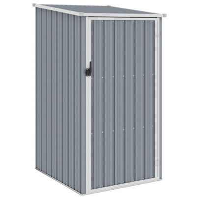 Șopron de grădină - gri - 87 x 98 x 159 cm - oțel galvanizat