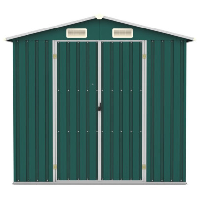 Șopron de Grădină Verde - Oțel Galvanizat | Livrare Gratuită