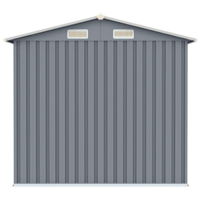 Șopron de Grădină Gri - Oțel Galvanizat - 205x129x183 cm