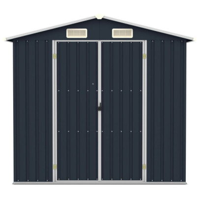 Șopron Grădină Antracit - Oțel Galvanizat | Livrare Gratuită