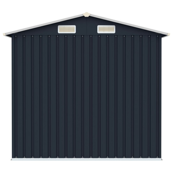 Șopron Grădină Antracit - Oțel Galvanizat | Livrare Gratuită