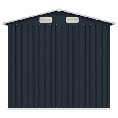 Șopron Grădină Antracit - Oțel Galvanizat | Livrare Gratuită