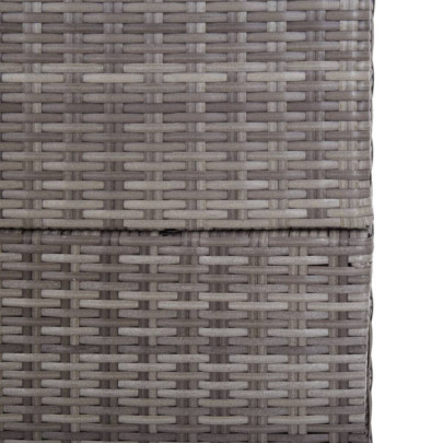 Ladă Depozitare Exterior Poliratan - 150x100x100 cm - Gri