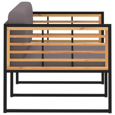 Bancă Grădină cu Perne - Lemn Acacia - Livrare Gratuită