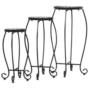Set 3 Mese Mozaic Ceramice pentru Grădină și Balcon 2