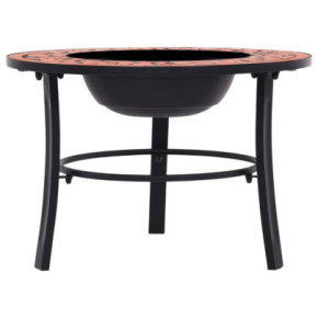 Vatră de foc exterior ceramică cu mozaic - 68 cm 2