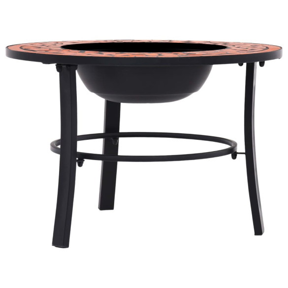 Vatră de foc exterior ceramică cu mozaic - 68 cm Vatră de foc exterior ceramică cu mozaic - 68 cm