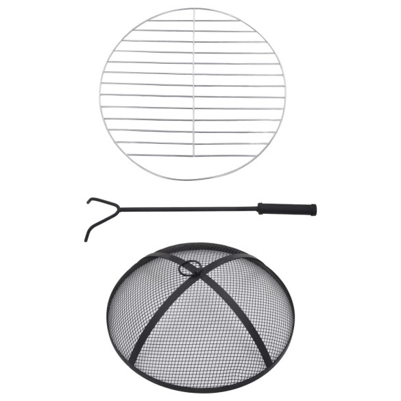 Masă cu Vatră de Foc Mozaic Cărămiziu - 68 cm Ceramică Masă cu Vatră de Foc Mozaic Cărămiziu - 68 cm Ceramică
