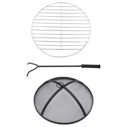 Masă cu Vatră de Foc Mozaic Ceramică - Încălzire Grădină