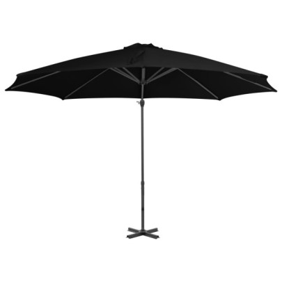 Umbrelă Consolă Grădină Aluminiu - Protecție UV și 360°