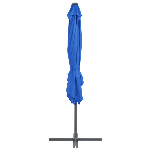 Umbrelă în Consolă - Oțel - Albastru Azur - 250x250 cm Umbrelă în Consolă - Oțel - Albastru Azur - 250x250 cm