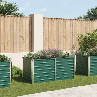 Strat Înălțat Grădină Verde - Oțel Galvanizat - 160x80 cm