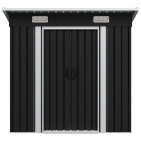 Magazie Grădină Antracit - Oțel Rezistent | Livrare Gratuită 2