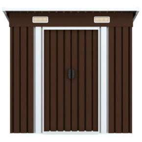 Magazie Metalică Grădină - Depozitare Instrumente Maro 2