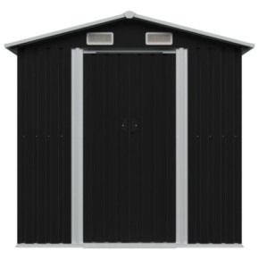 Magazie Metalică Depozitare Grădină Antracit | Livrare Gratuită 2