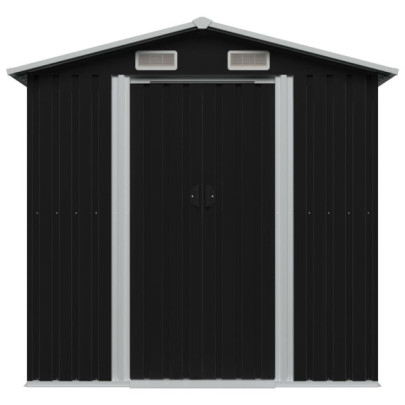 Magazie Metalică Depozitare Grădină Antracit | Livrare Gratuită