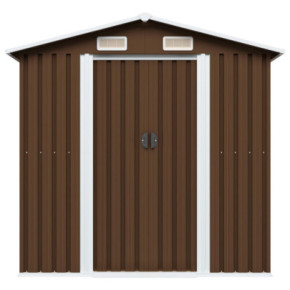 Magazie Metalică Grădină Maro - Depozitare Sigură 2