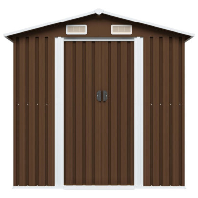 Magazie Metalică Grădină Maro - Depozitare Sigură