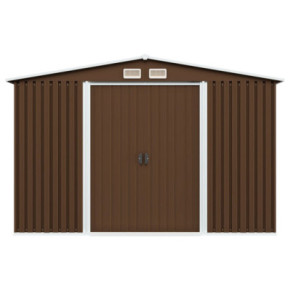 Magazie Metalică Grădină Maro - Depozitare Sigură 2