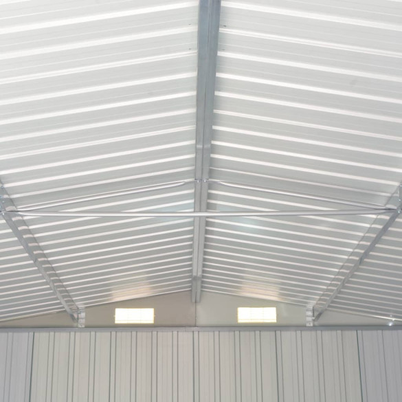 Șopron Grădină Verde Oțel Galvanizat 257x990cm | Livrare Gratuită