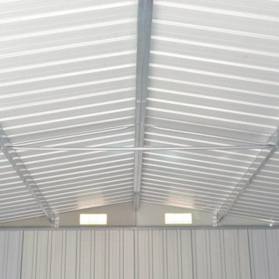 Șopron Grădină Verde Oțel Galvanizat 257x990cm | Livrare Gratuită