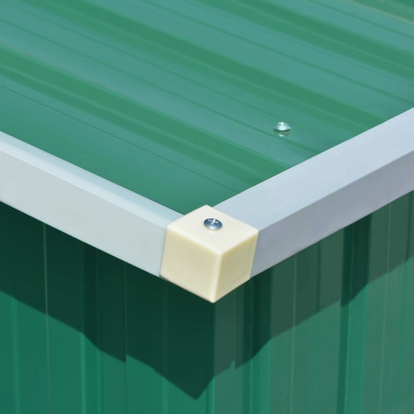 Șopron Grădină Verde Oțel Galvanizat 257x990cm | Livrare Gratuită