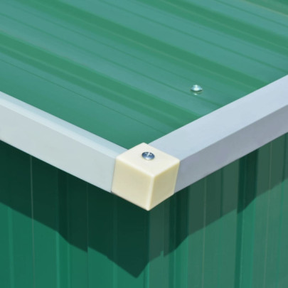 Șopron Grădină Verde Oțel Galvanizat 257x990cm | Livrare Gratuită