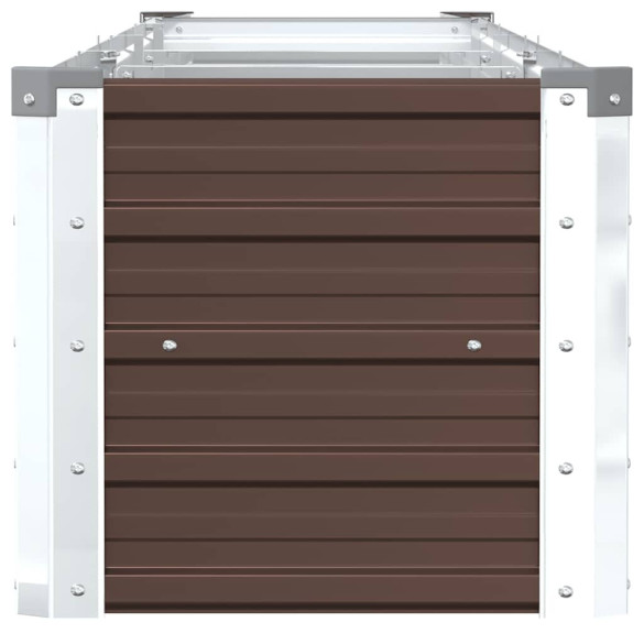 Strat Ridicat Grădină Oțel Galvanizat - 320x40x45 cm