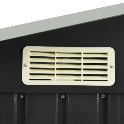 Șopron Grădină cu Rafturi Antracit - Depozitare Sigură