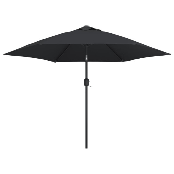 Umbrelă de soare 300 cm negru - Protecție UV și manivelă