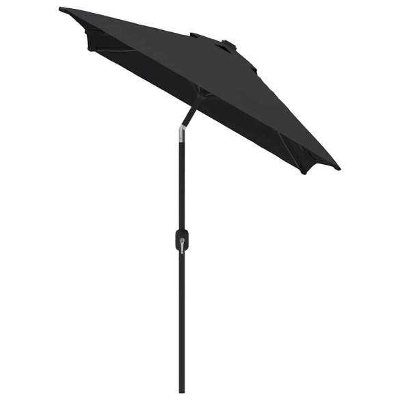Umbrelă de soare exterior 300x200 cm - Negru | Livrare Gratuită