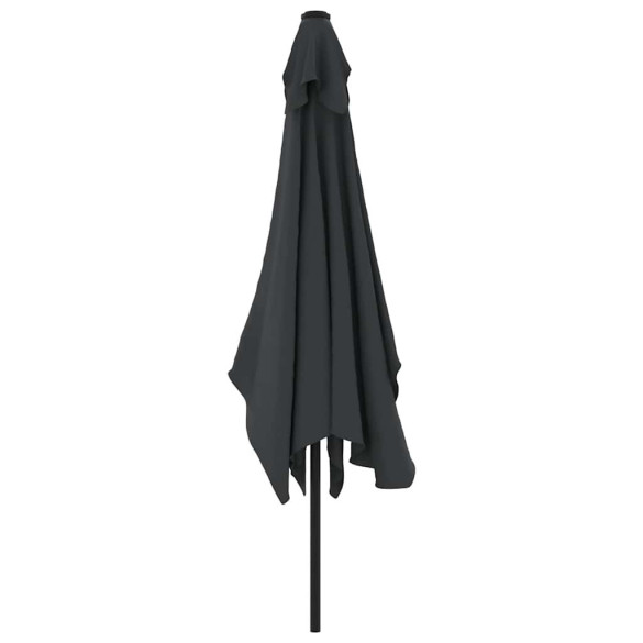 Umbrelă de soare exterior 300x200 cm - Negru | Livrare Gratuită
