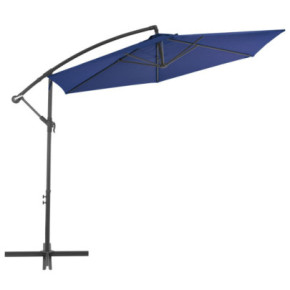 Umbrelă Consolă Grădină Aluminiu Albastru 300 cm - Livrare Gratuită 2