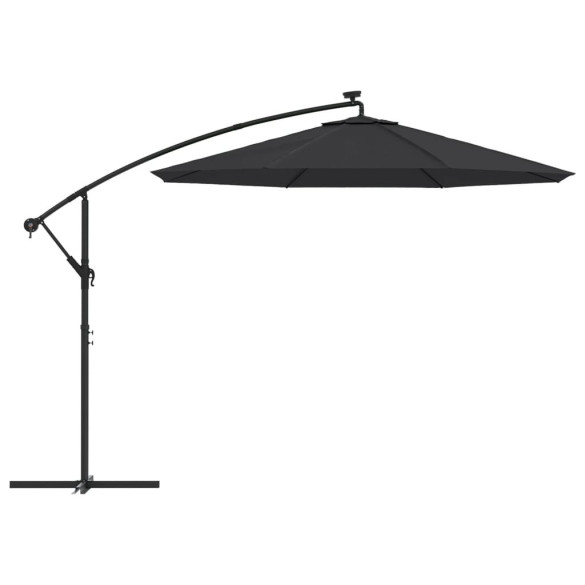 Umbrelă Consolă LED Solară pentru Grădină - 300 cm