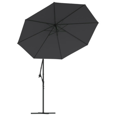 Umbrelă Consolă LED Solară pentru Grădină - 300 cm