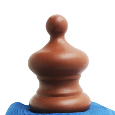 Umbrelă de soare din lemn, 350 cm - Albastru | Livrare Gratuită