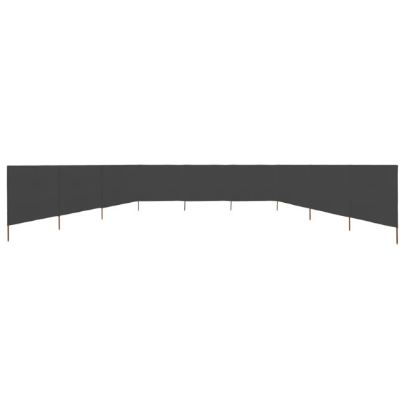 Paravan Anti-Vânt 9 Panouri - Antracit 120x120 cm