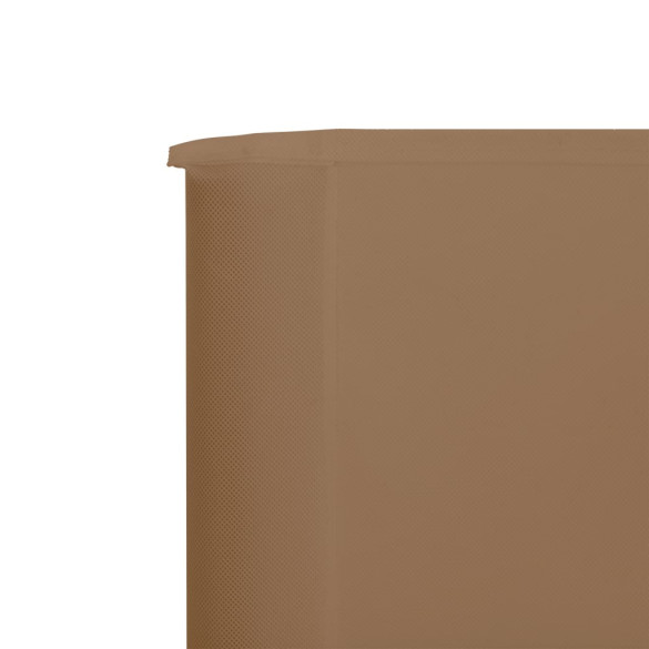 Paravan Anti-Vânt 9 Panouri Gri Taupe 1200x120 cm Paravan Anti-Vânt 9 Panouri Gri Taupe 1200x120 cm