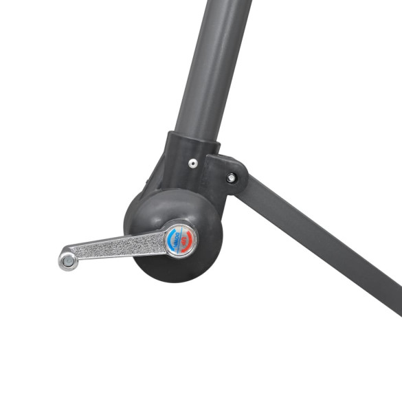 Umbrelă suspendată 3m vișiniu - Protecție UV | Livrare gratuită