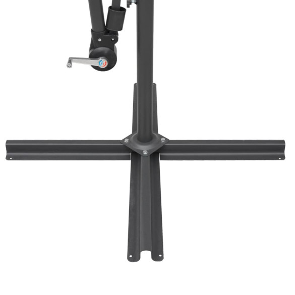 Umbrelă suspendată albastră 3m - Livrare gratuită