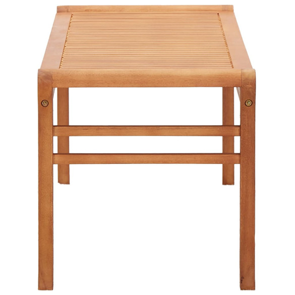 Bancă grădină lemn eucalipt 120 cm - Livrare gratuită