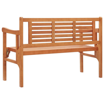 Bancă Pliabilă Grădină 120 cm - Eucalipt Masiv | Livrare Gratuită