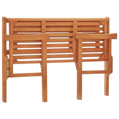 Bancă Pliabilă Grădină 120 cm - Eucalipt Masiv | Livrare Gratuită
