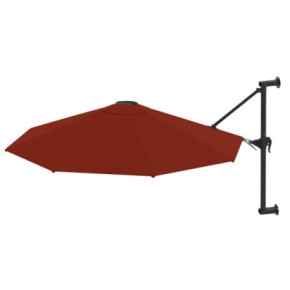 Umbrelă de soare de perete 300 cm - Cărămiziu 2