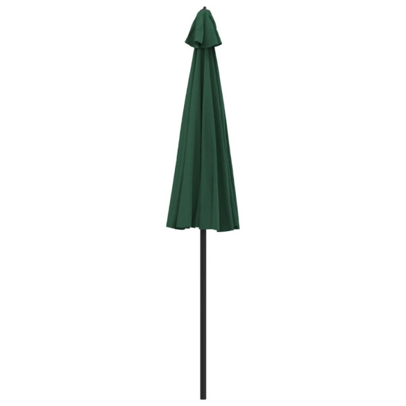 Umbrelă de soare exterior 270 cm verde | Livrare gratuită