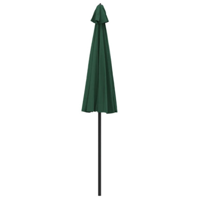 Umbrelă de soare exterior 270 cm verde | Livrare gratuită