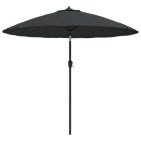 Umbrelă de soare exterior 270 cm - Aluminiu Antracit 2