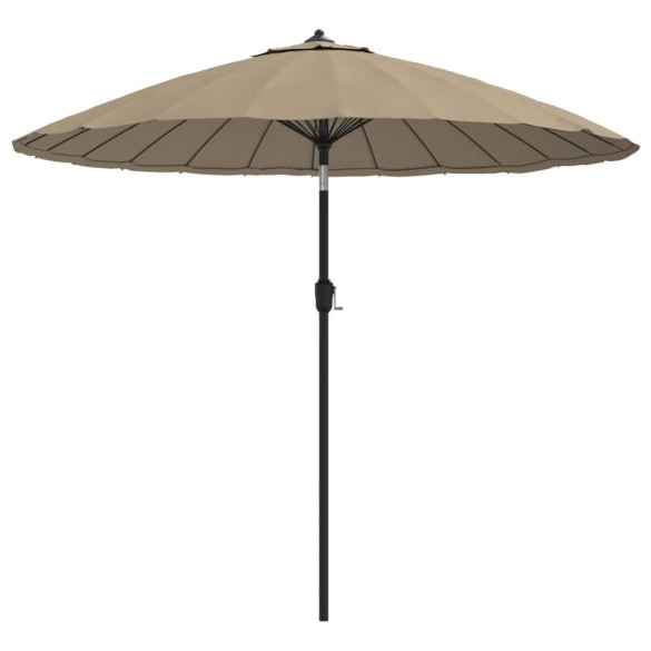 Umbrelă de soare exterior gri taupe - 270 cm | Livrare gratuită